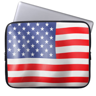 American Flagga Design Laptop Fodral