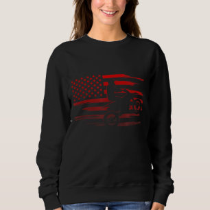 American Flagga Dirt Bike Apparel - Dirt Bike Moto T Shirt