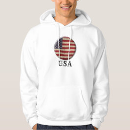 American Flagga Distress Design Hoodie
