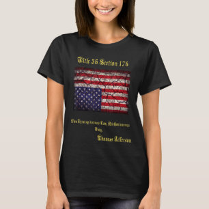 American Flagga Distress Upside Up Down Patriot Pa T Shirt