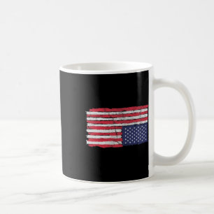 American Flagga Distress Upside Up Down United Sta Kaffemugg