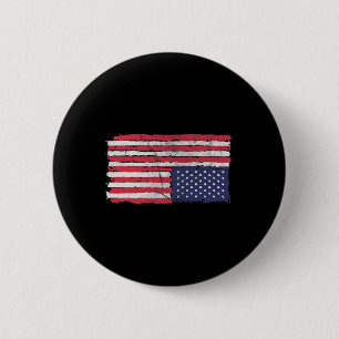 American Flagga Distress Upside Up Down United Sta Knapp