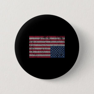 American Flagga Distress Upside Up Down United Sta Knapp