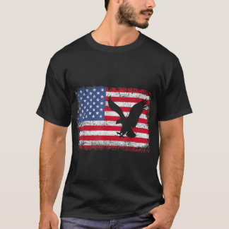 American Flagga Eagle T Shirt