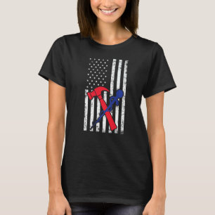 American Flagga Emt Firefighter Akut Medical Te T Shirt