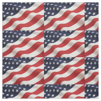 American Flagga Fabric Tyg