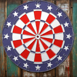 American Flagga Färg Dartboard Darttavla<br><div class="desc">Visa din patriotiska själ med vår amerikanska Flagga Dartboard, en perfekt till ditt spelrum eller i din livsmiljö. Den här ritytan har den amerikanska flagga ikonröda, vita och blå färg som symboliserar det amerikanska Staternas pride och enhet. Öka spelnatten med den här patriotiska ritytan och blanda funktionell underhållning med lite...</div>