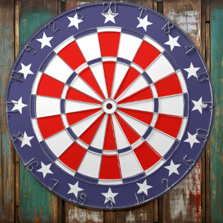 American Flagga Färg Dartboard Darttavla