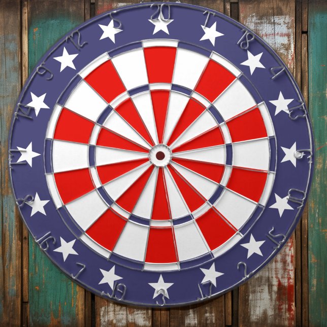 American Flagga Färg Dartboard Darttavla (Skapare uppladdad)