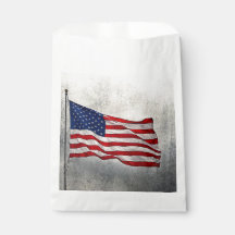 American Flagga Favor Bag