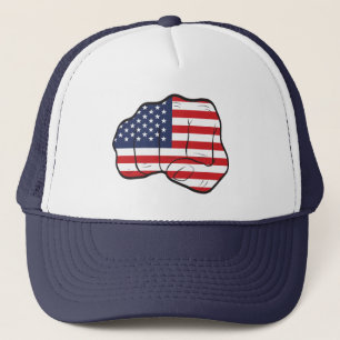American Flagga Fist Keps