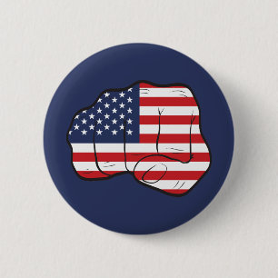 American Flagga Fist Knapp