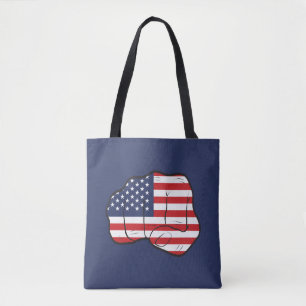 American Flagga Fist Tygkasse