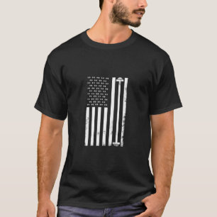 American Flagga Fitness and Gym Weightlift 2025 T Shirt