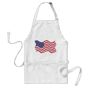 AMERICAN FLAGGA FÖRKLÄDE