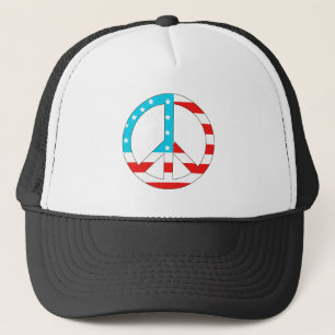 American Flagga Fredstecken Keps