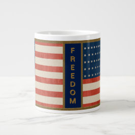 American Flagga Freedom Jumbo Mugg