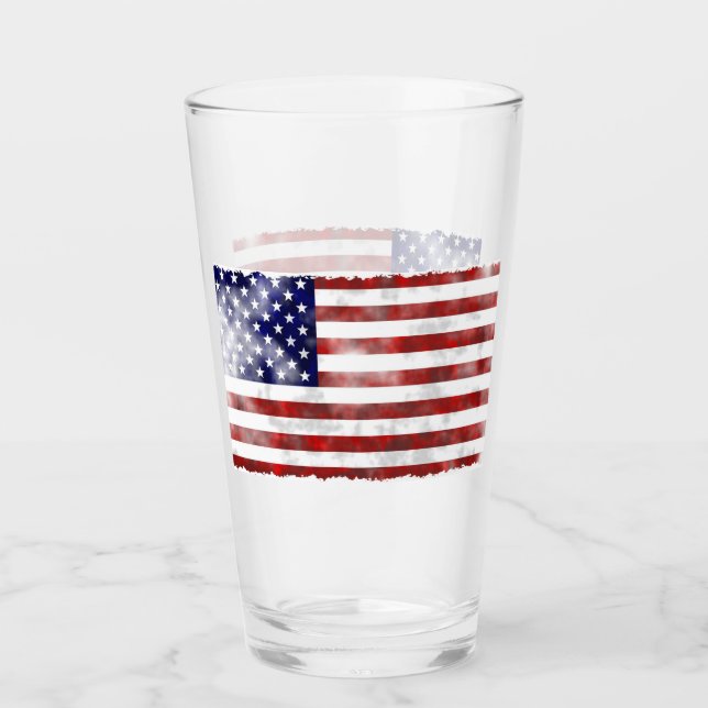 American Flagga Glass Kopp (Framsida)