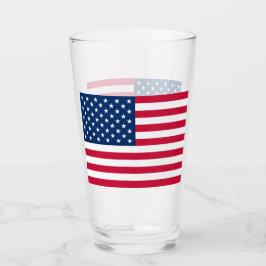 American Flagga Glass USA Glaskopp