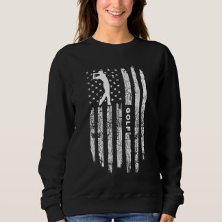 American Flagga Golf Clothing - Golfer Vintage Gol T Shirt