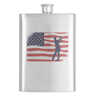 American flagga Golfer Fickplunta