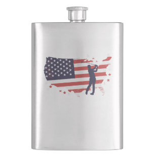 American flagga Golfer Fickplunta