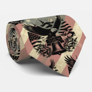 American Flagga Grunge Örn Patriotic Slips