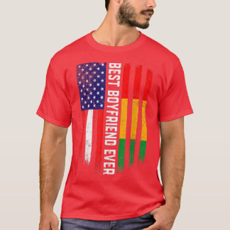 American Flagga & Guinea Flagga Best Boyvän T Shirt