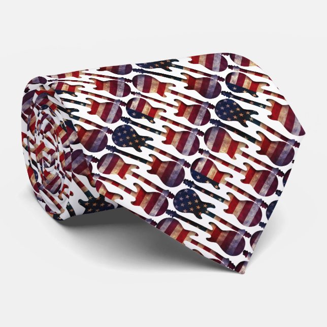 American Flagga Guitar Art Slips (Rullad)