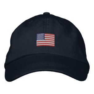 American Flagga Hat Broderad Keps