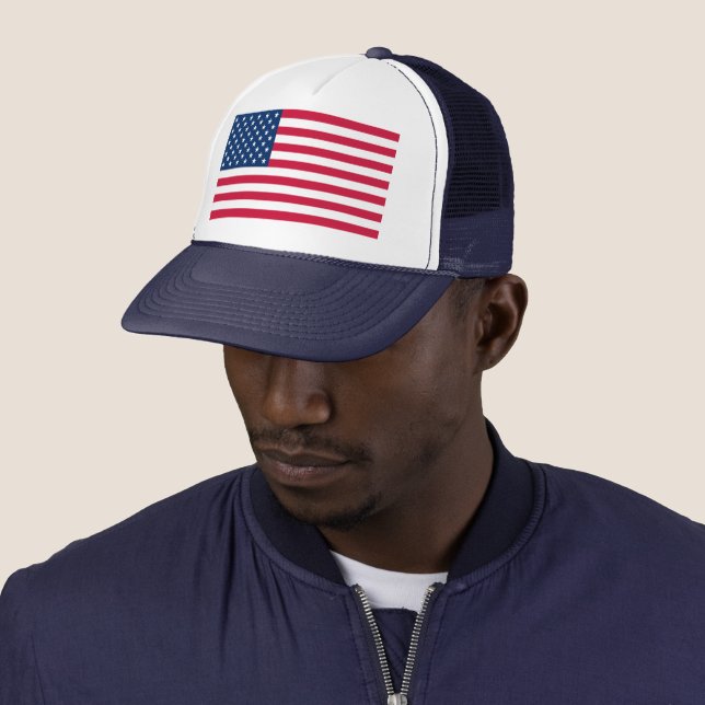 American Flagga Hat - USA - Patriotic  Keps (In Situ)