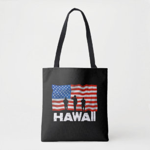 American Flagga Hawaii Tygkasse