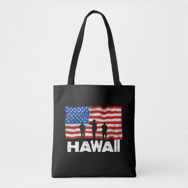 American Flagga Hawaii Tygkasse (Framsida)