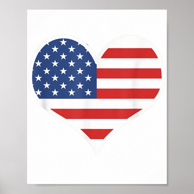 American Flagga Hear Poster (Framsidan)
