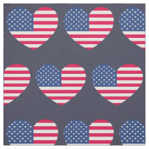 American Flagga Heart Patriotic USA Banner