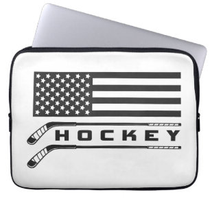 American Flagga Hockey Apparel - Hockey Laptop Fodral