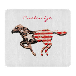 American Flagga Horse Running Thunder_Cove