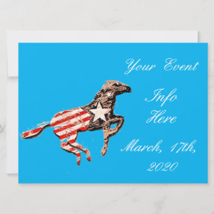 American Flagga Horse Running Thunder_Cove