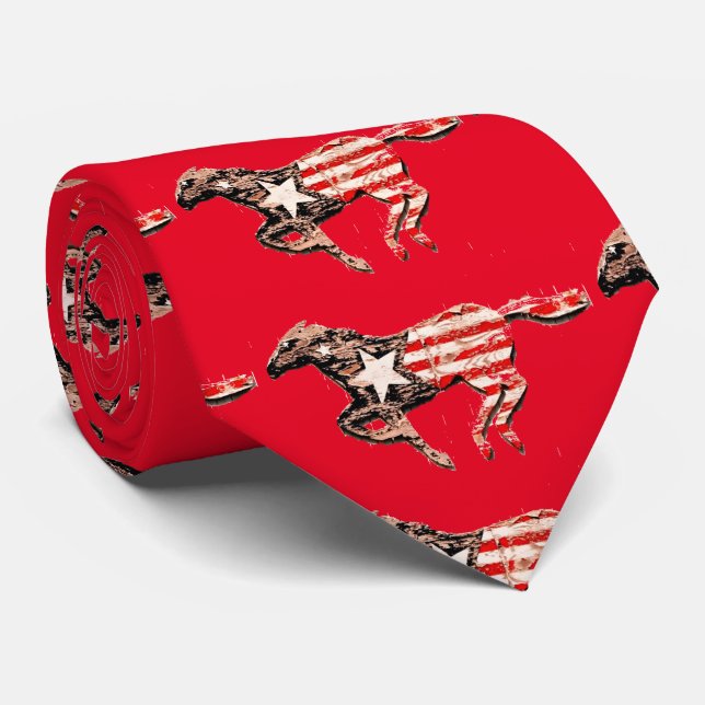 American Flagga Horse Running Thunder_Cove Slips (Rullad)