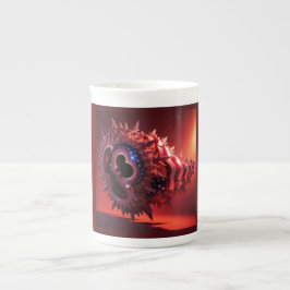 American Flagga Infused Onto Mandelbrot Tube Benporslin Mugg
