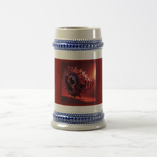 American Flagga Infused Onto Mandelbrot Tube Sejdel (Center)