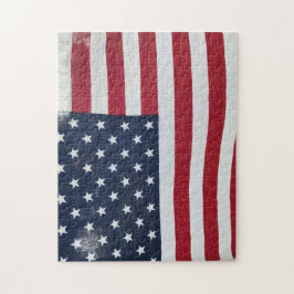 American Flagga Jigszle Puzzle Pussel