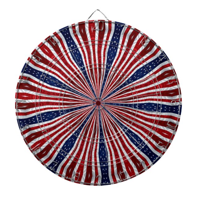 American Flagga Kaleidoscope Abstrakt 2 Piltavla (Framsidan)