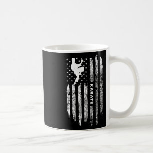 American Flagga Karate Clothing - Karateka Vintage Kaffemugg