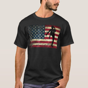 American Flagga Kickboxing Kick Boxing Karate Tee