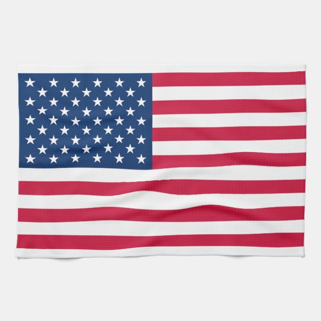American Flagga Kitchen Towel Kökshandduk (Horisontell)