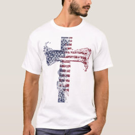 American flagga kor T-Shirt