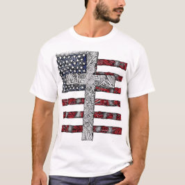 American flagga kor T-Shirt