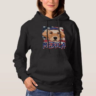 American Flagga Labrador Retriever Merica 4:e Jul T Shirt