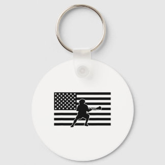 American Flagga Lacrosse Apparel - Lacrosse Nyckelring